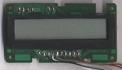 LCD module based on HT1611